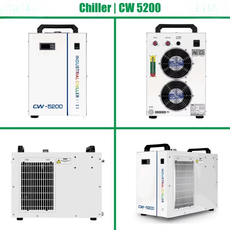 ชิ้นส่วนอุปกรณ์เลเซอร์ชิลเลอร์ - Laser Industrial Chiller บทวิจารณ์และราคา